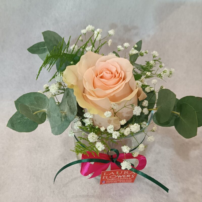 ΤΡΙΑΝΤΑΦΥΛΛΟ ΣΕ ΓΥΑΛΙΝΟ ΒΑΖΟ